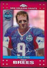 Drew Brees [Red Refractor] #TC157 Football Cards 2007 Topps Chrome Prices