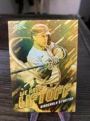 Giancarlo Stanton [Gold Minted] Baseball Cards 2021 Topps Fire We Have Liftoff Prices