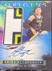 Arike Ogunbowale [Blue] #JA-ARK Basketball Cards 2023 Panini Origins WNBA Jersey Autographs Prices