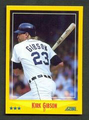 Kirk Gibson Baseball Cards 1988 Score Glossy Prices