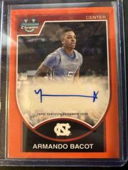 Armando Bacot [Orange] #BCPA-ABA Basketball Cards 2023 Bowman Chrome University Prospects Autographs Prices