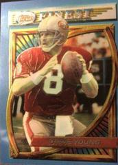 Steve Young [Refractor] #77 Football Cards 1994 Topps Finest Prices
