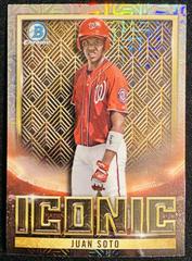 Juan Soto [Mojo] #BI-14 Baseball Cards 2023 Bowman Chrome Iconic Prices