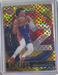 Cade Cunningham [Gold Prizm] Basketball Cards 2021 Panini Select Numbers Prices