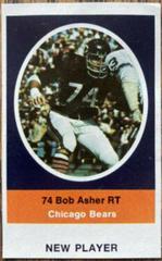 Bob Asher Football Cards 1972 Sunoco Stamps Update Prices