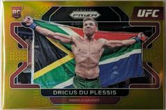 Dricus du Plessis [Gold] #92 Ufc Cards 2022 Panini Prizm UFC Prices