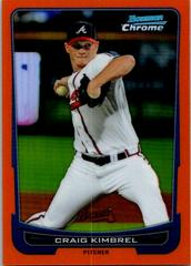 Craig Kimbrel [Orange Refractor] Baseball Cards 2012 Bowman Chrome Prices