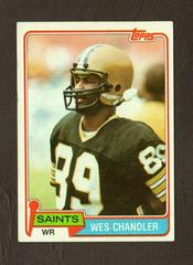 Wes Chandler Football Cards 1981 Topps Prices