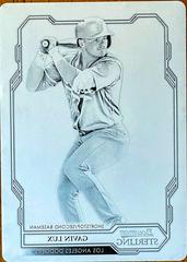 Gavin Lux [Black Atomic Refractor] #BPR-32 Baseball Cards 2019 Bowman Sterling Prices