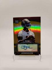 Josh Johnson [Autograph Gold Refractor] #111 Football Cards 2008 Bowman Sterling Prices