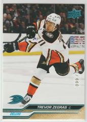 Trevor Zegras [Deluxe] #1 Hockey Cards 2023 Upper Deck Prices