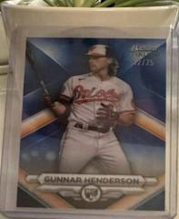 Gunnar Henderson [Blue] #BSR-3 Baseball Cards 2023 Bowman Sterling Prices