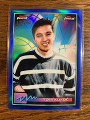 Toni Kukoc [Blue Refractor] Basketball Cards 2021 Topps Finest Prices
