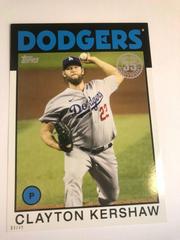 Clayton Kershaw #86B-4 Baseball Cards 2021 Topps 1986 Prices