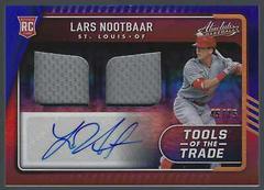 Lars Nootbaar [Spectrum Blue] Baseball Cards 2022 Panini Absolute Tools of the Trade 2 Swatch Signatures Prices