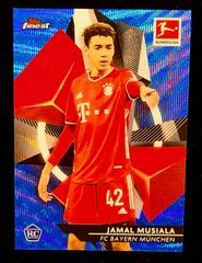 Jamal Musiala [Blue Wave Refractor] Soccer Cards 2020 Topps Finest Bundesliga Prices