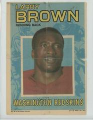 Larry Brown #32 Football Cards 1971 Topps Pin Ups Prices