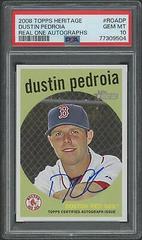Dustin Pedroia #ROADP Baseball Cards 2008 Topps Heritage Real One Autographs Prices