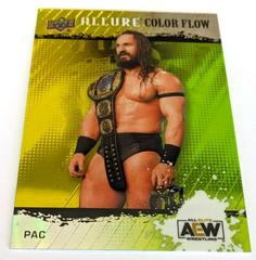 PAC [Orange Yellow] #R-14 Wrestling Cards 2022 Upper Deck Allure AEW Color Flow Prices