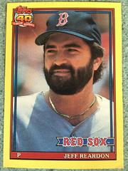 Jeff Reardon #M Baseball Cards 1991 Topps Box Panels Hand Cut Prices
