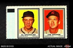 Al Spangler [Jim Archer] Baseball Cards 1962 Topps Stamp Panels Prices