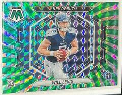 Will Levis [Green Swirl] #ND-4 Football Cards 2023 Panini Mosaic NFL Debut Prices