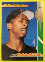 Willie McGee #11 Baseball Cards 1993 Stadium Club Giants Prices