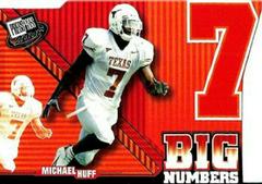 Michael Huff Football Cards 2006 Press Pass Big Numbers Prices