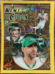 Aaron Rodgers [Gold] #1 Football Cards 2023 Panini Illusions King of Cards Prices
