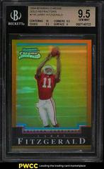 Larry Fitzgerald [Gold Refractor] #118 Football Cards 2004 Bowman Chrome Prices
