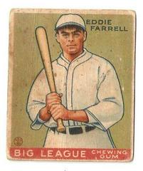 Eddie Farrell #73 Baseball Cards 1933 World Wide Gum Prices