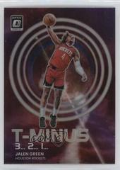 Jalen Green [Holo] #13 Basketball Cards 2022 Panini Donruss Optic T Minus 3 2 1 Prices