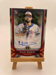 Riley Greene [Red] Baseball Cards 2023 Topps Tribute League Inauguration Autographs Prices