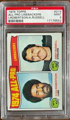 I.Robertson, A.Russell [All Pro Linebackers] Football Cards 1975 Topps Prices