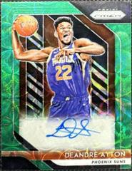 DeAndre Ayton [Choice Prizm Green] Basketball Cards 2018 Panini Prizm Rookie Signatures Prices