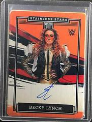 Becky Lynch [Orange] #SS-BLY Wrestling Cards 2022 Panini Impeccable WWE Stainless Stars Autographs Prices