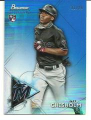 Jazz Chisholm [Blue Refractor] #BSR-79 Baseball Cards 2021 Bowman Sterling Prices