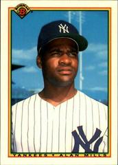 Alan Mills #428 Baseball Cards 1990 Bowman Tiffany Prices