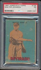 Walter Johnson Baseball Cards 1967 Venezuela Topps Prices