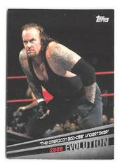The American Bad Ass' Undertaker Wrestling Cards 2018 Topps WWE Evolution Prices