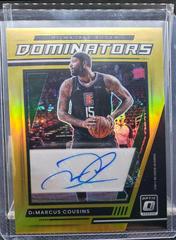 DeMarcus Cousins [Gold] Basketball Cards 2021 Panini Donruss Optic Dominators Signatures Prices