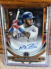 Nelson Velazquez [Orange] #TA-NV Baseball Cards 2023 Topps Tribute Autographs Prices