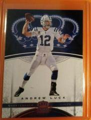 Andrew Luck #24 Football Cards 2017 Panini Crown Royale Prices