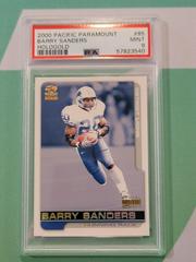 Barry Sanders [Holo Gold] #85 Football Cards 2000 Pacific Paramount Prices