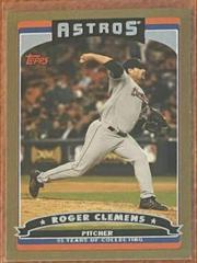 Roger Clemens [Gold] Baseball Cards 2006 Topps Prices