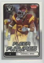 Darnell Bing [Silver] Football Cards 2006 Fleer Prices