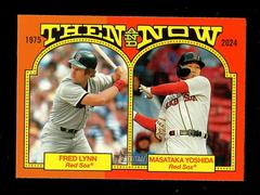 Fred Lynn / Masataka Yoshida #TAN-1 Baseball Cards 2024 Topps Heritage Then and Now Prices