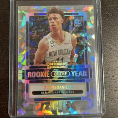 Dyson Daniels [Cracked Ice] #14 Basketball Cards 2022 Panini Contenders Rookie of the Year Prices