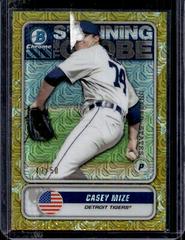 Casey Mize [Gold Refractor] #STG-CM Baseball Cards 2020 Bowman Chrome Spanning the Globe Prices
