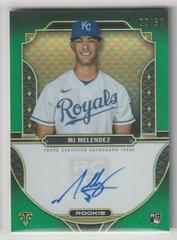 MJ Melendez [Emerald] #RA-MME Baseball Cards 2022 Topps Triple Threads Rookie Autographs Prices